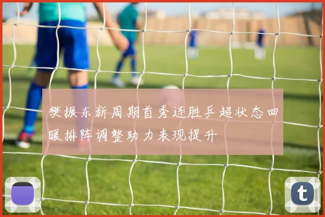 樊振东新周期首秀连胜乒超状态回暖排阵调整助力表现提升